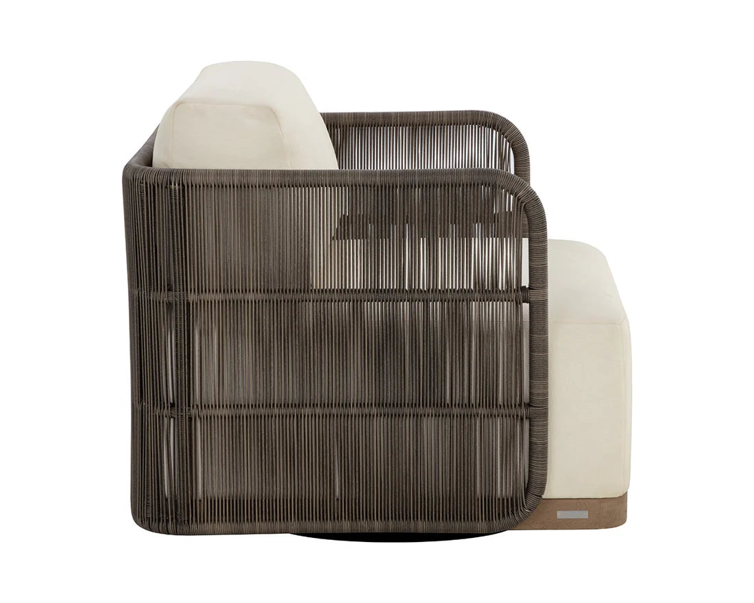 SUNPAN Ravenna Swivel Armchair – Stinson Cream