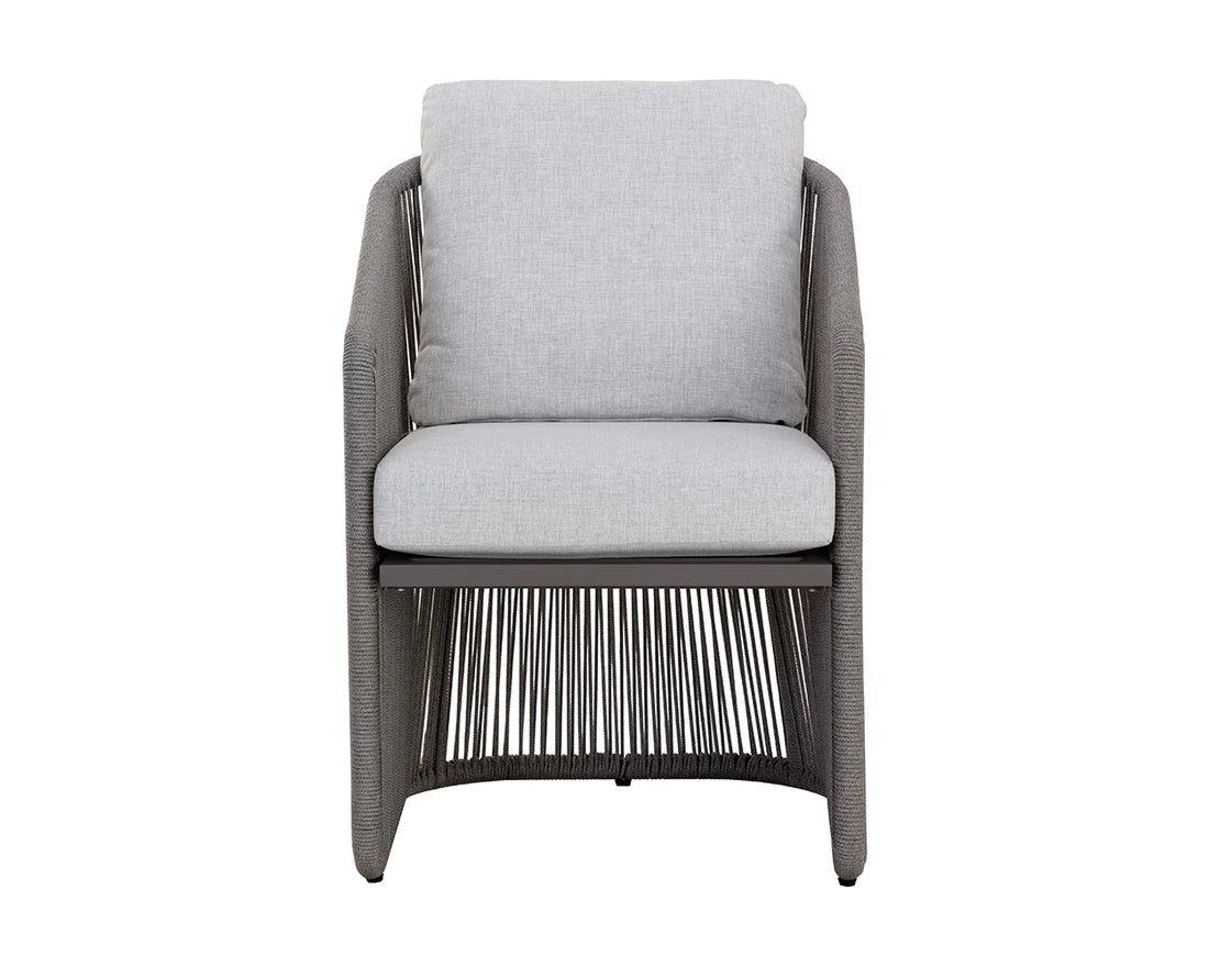 SUNPAN Allariz Dining Armchair - Warm Grey