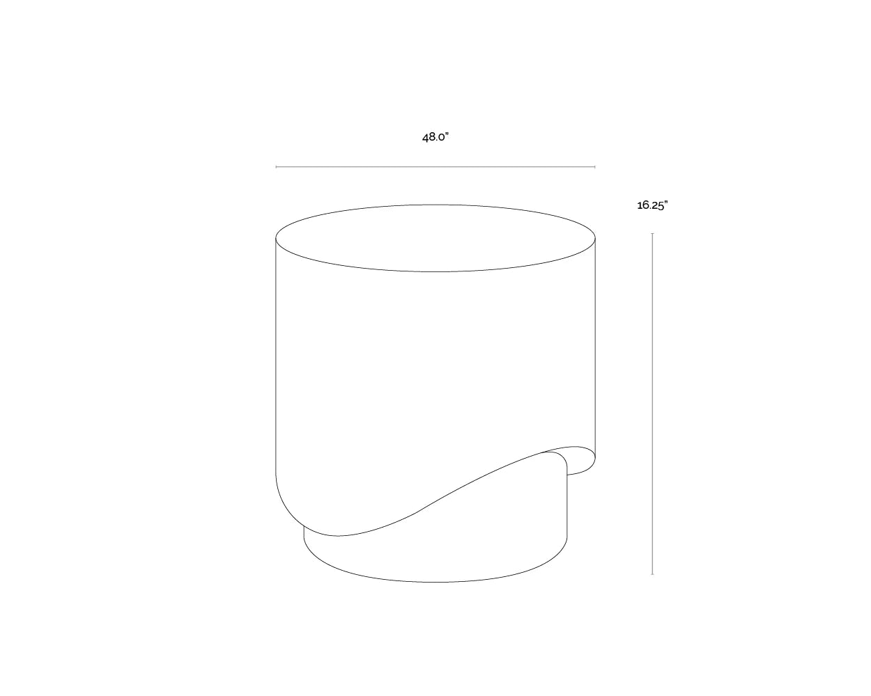 SUNPAN Patras End Table