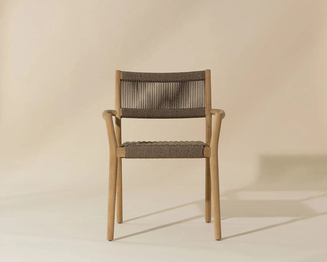 SUNPAN Kavala Stackable Dining Armchair – Natural