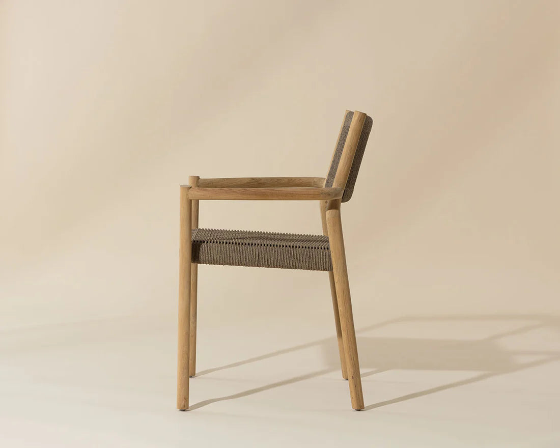 SUNPAN Kavala Stackable Dining Armchair – Natural