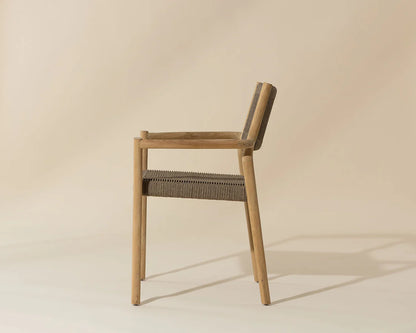 SUNPAN Kavala Stackable Dining Armchair – Natural
