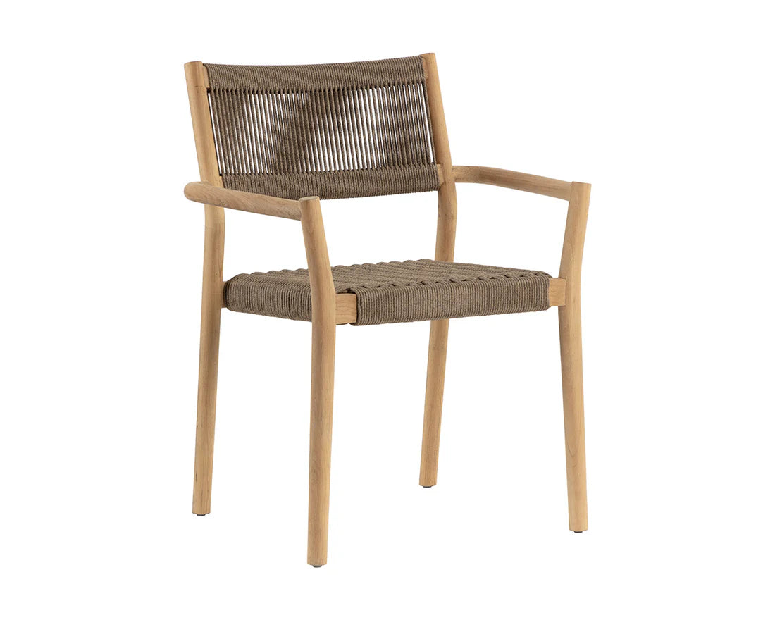 SUNPAN Kavala Stackable Dining Armchair – Natural