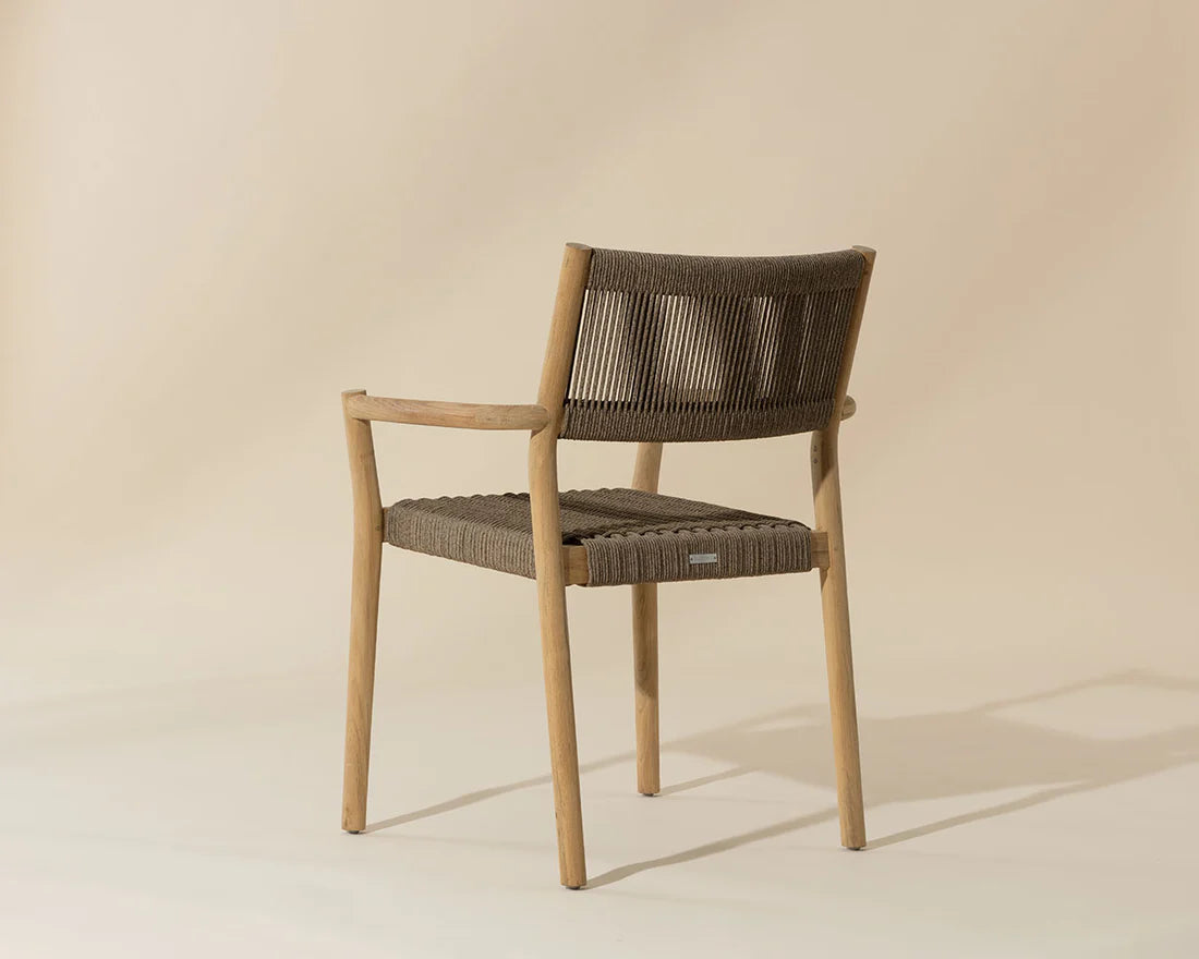 SUNPAN Kavala Stackable Dining Armchair – Natural