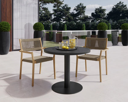 SUNPAN Kavala Stackable Dining Armchair – Natural