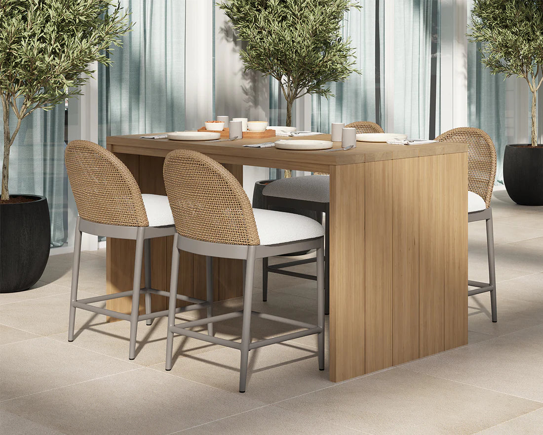 SUNPAN Calandri Counter Stool – Natural