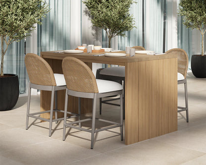 SUNPAN Calandri Counter Stool – Natural
