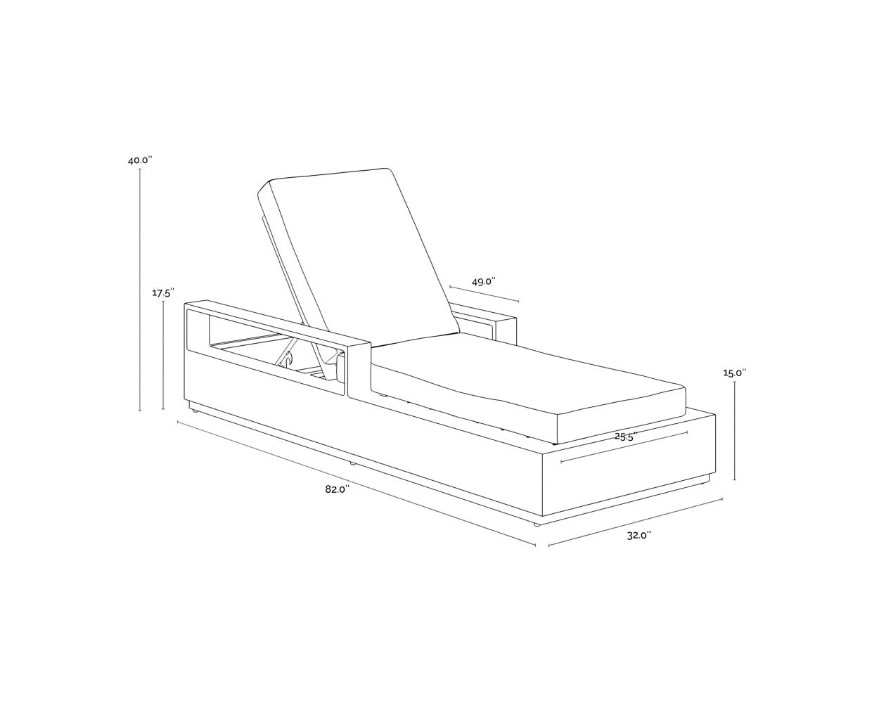 SUNPAN Tavira Lounger