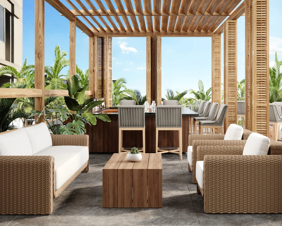 SUNPAN Tibi Lounge Chair – Natural