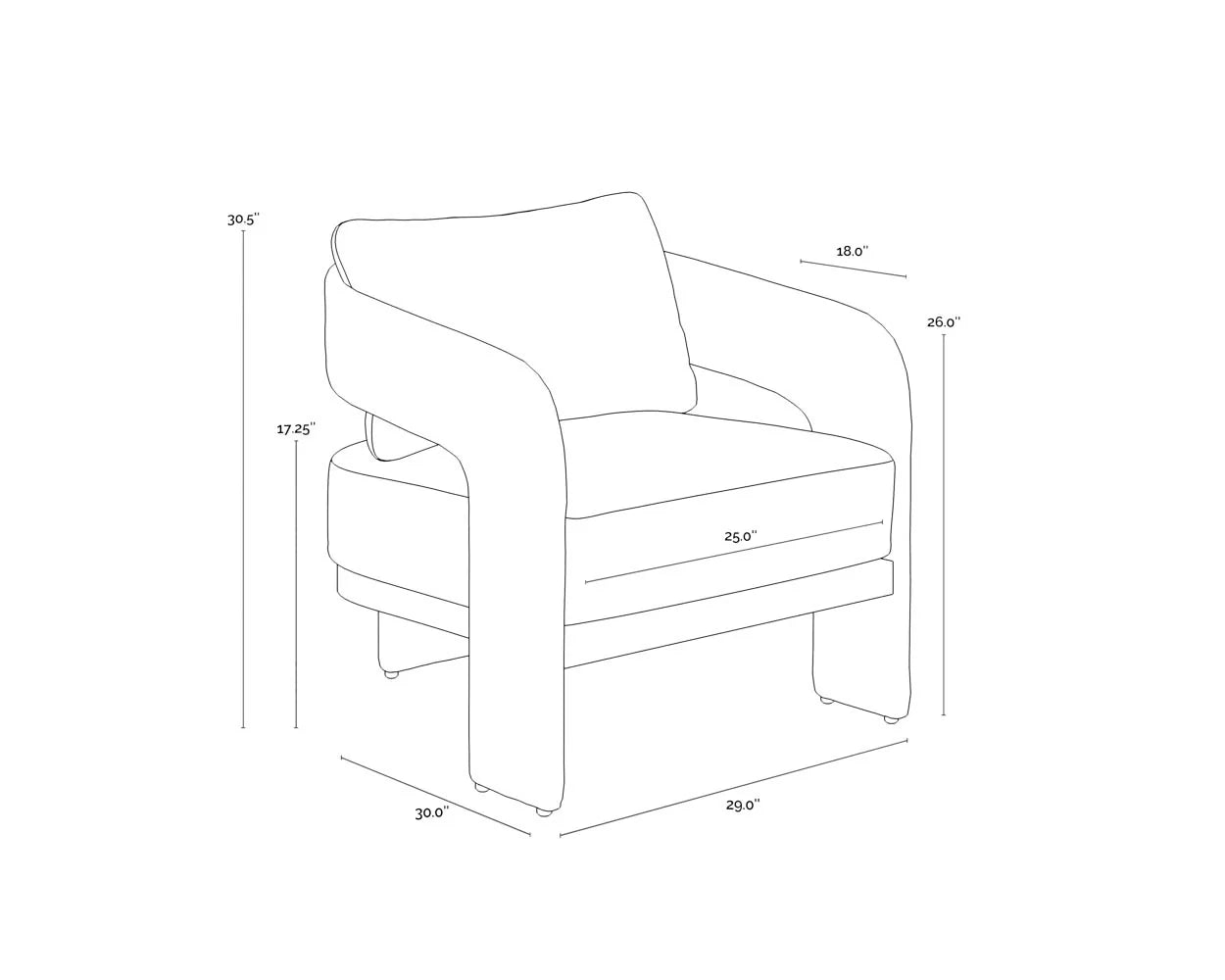 SUNPAN Pylos Lounge Chair – Natural