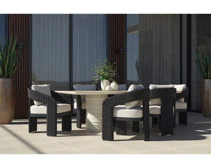 SUNPAN Pylos Dining Armchair – Black