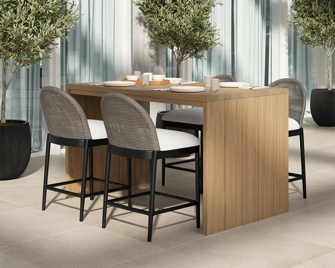 SUNPAN Calandri Counter Stool – Black