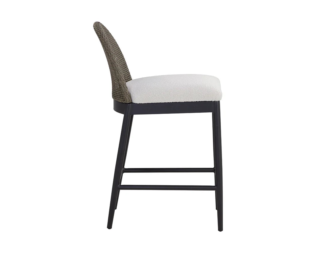 SUNPAN Calandri Counter Stool – Black