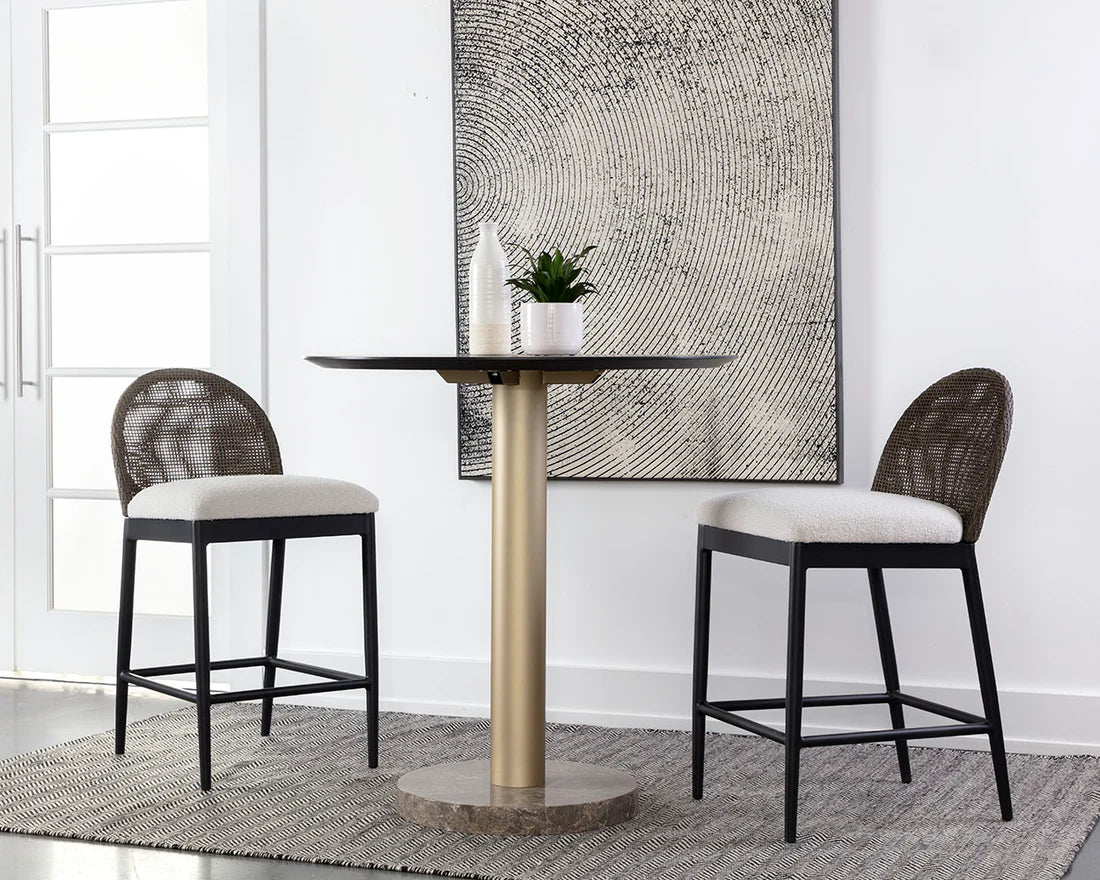 SUNPAN Calandri Counter Stool – Black