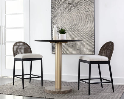 SUNPAN Calandri Counter Stool – Black