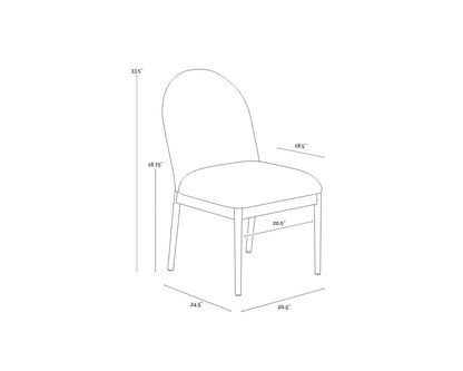 SUNPAN Calandri Dining Chair – Natural