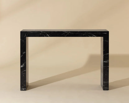 SUNPAN Axle Console Table - Marble Look