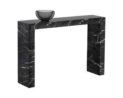 SUNPAN Axle Console Table - Marble Look