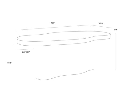 SUNPAN Idris Dining Table – 86"