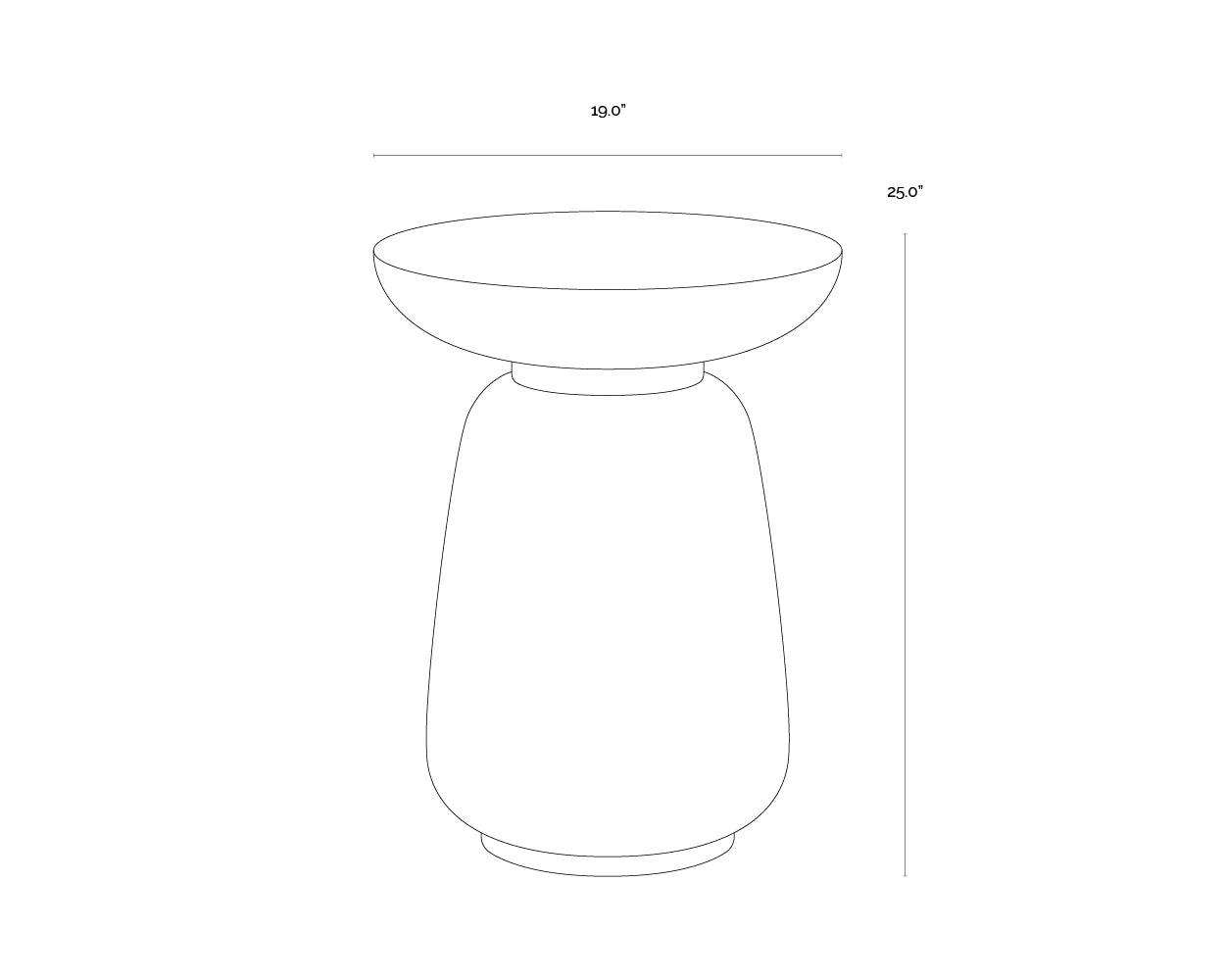 SUNPAN Hali End Table