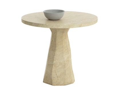 SUNPAN Kliff Bistro Table - Travertine Look – 34"