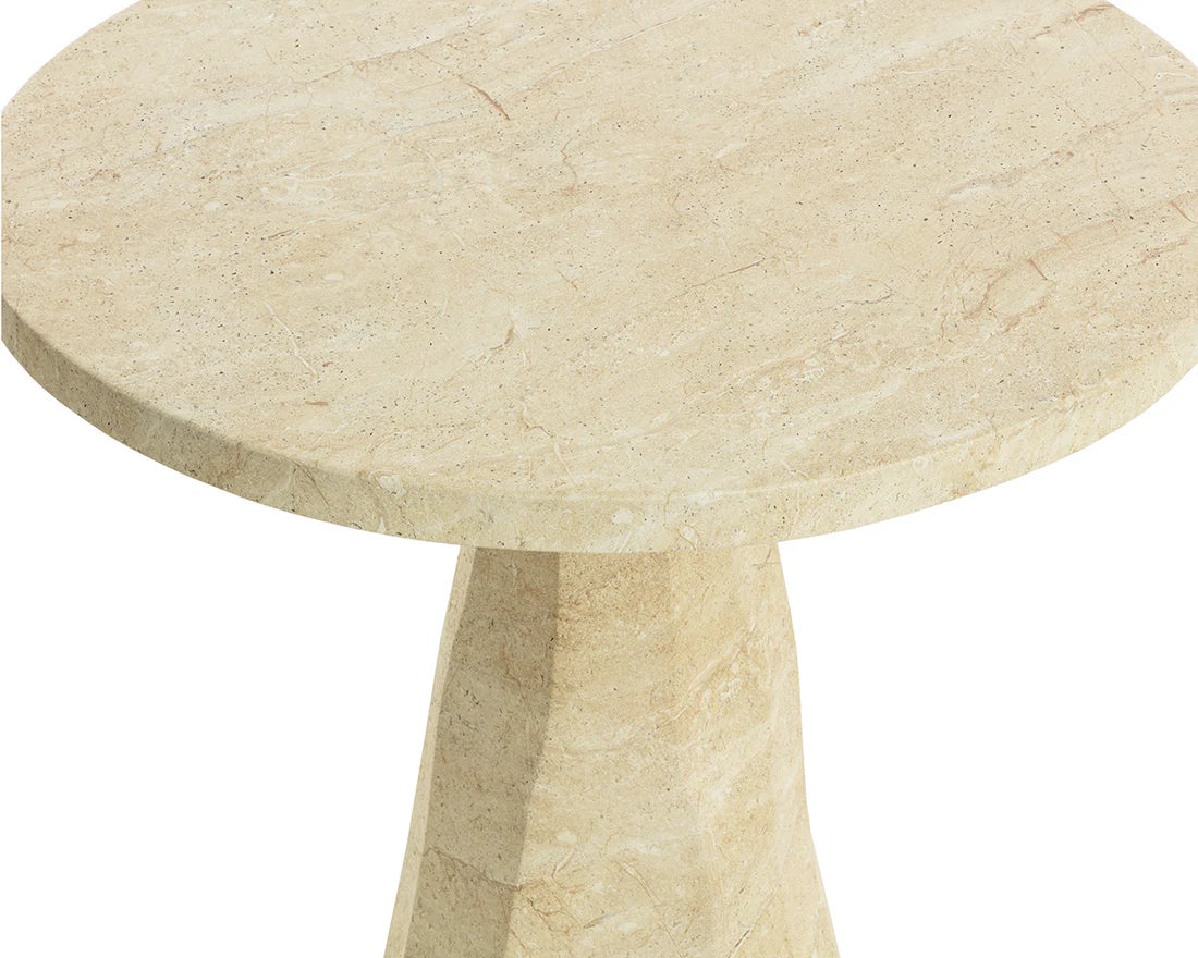 SUNPAN Kliff Bistro Table - Travertine Look – 34"