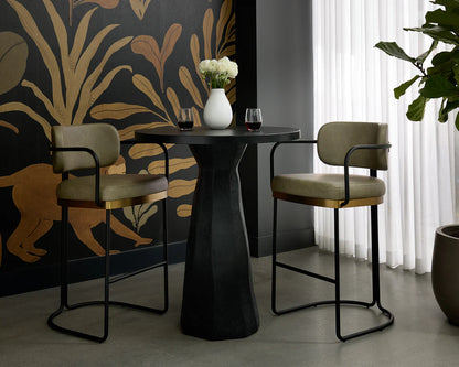SUNPAN Kliff Bar Table - Black – 34"