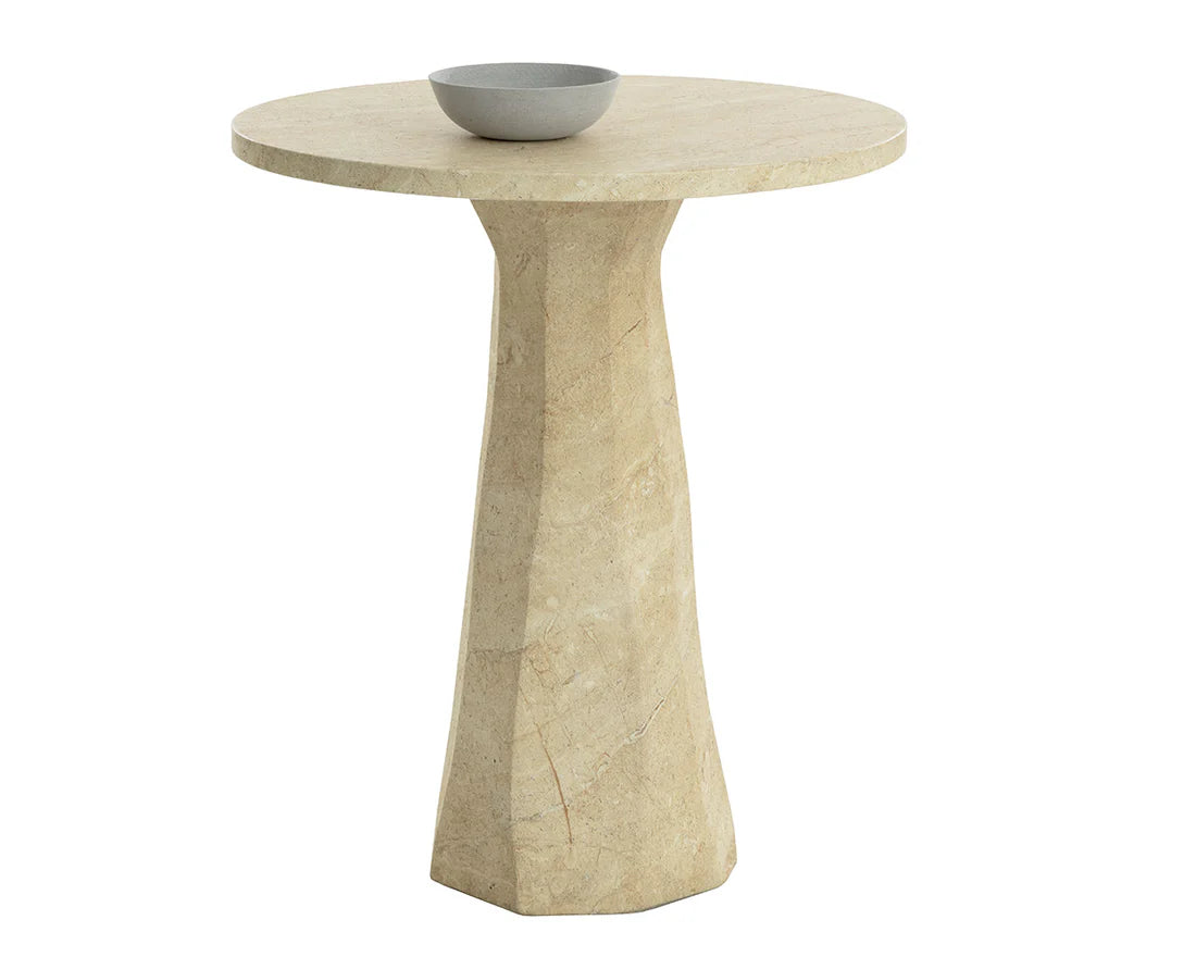 SUNPAN Kliff Bar Table - Travertine Look – 34"