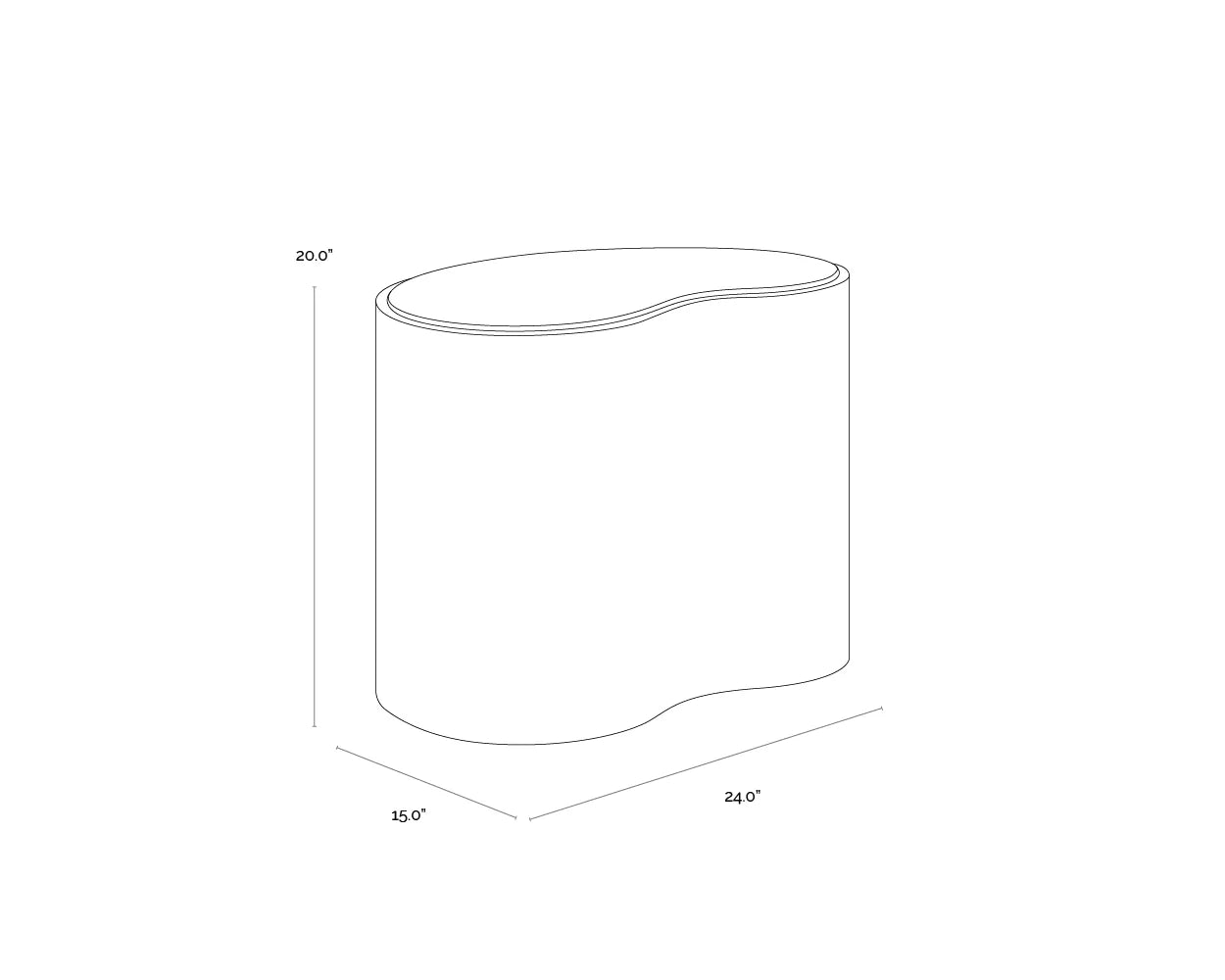 SUNPAN Ishiko Coffee Table – Small