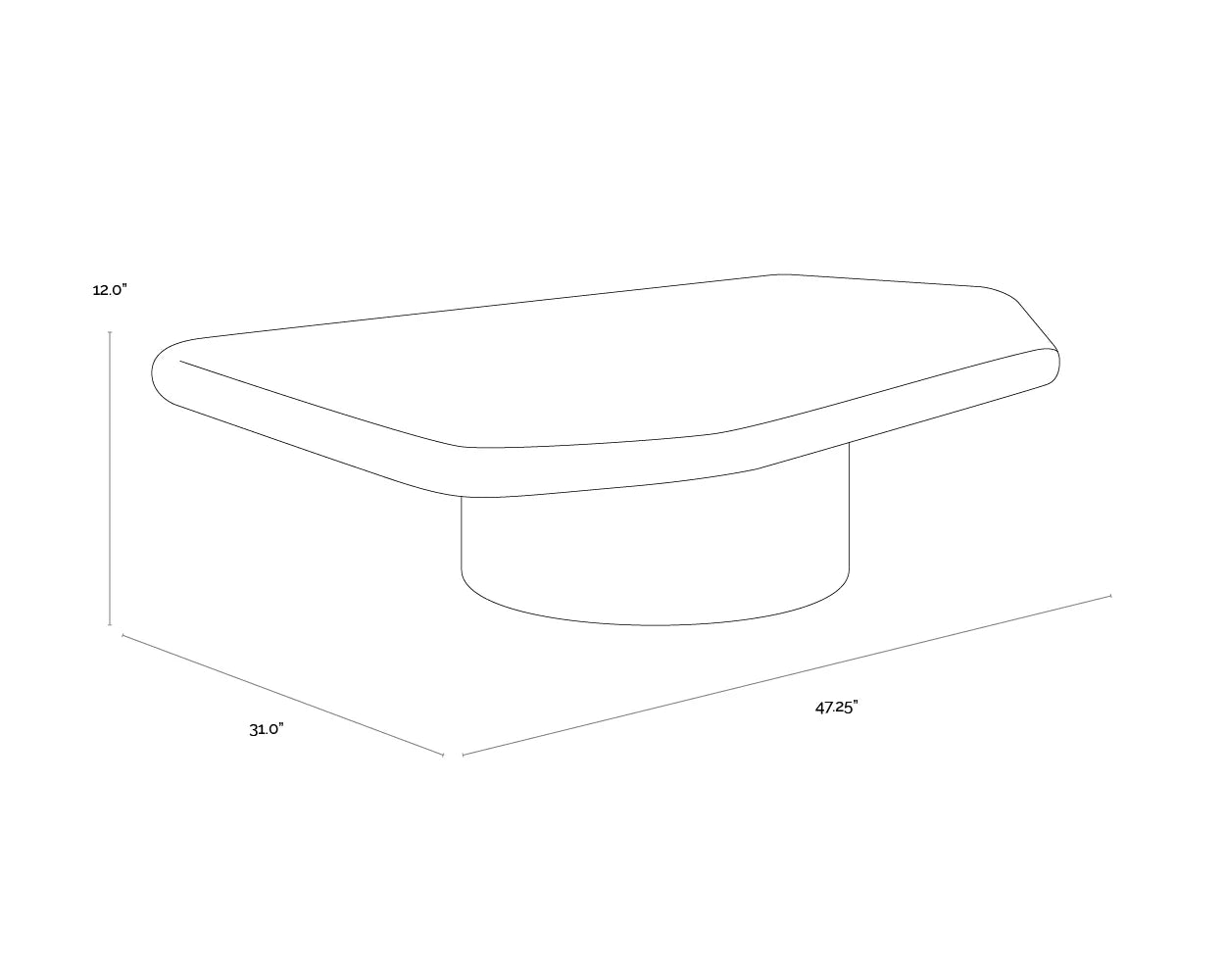 SUNPAN Detti Coffee Table – Large