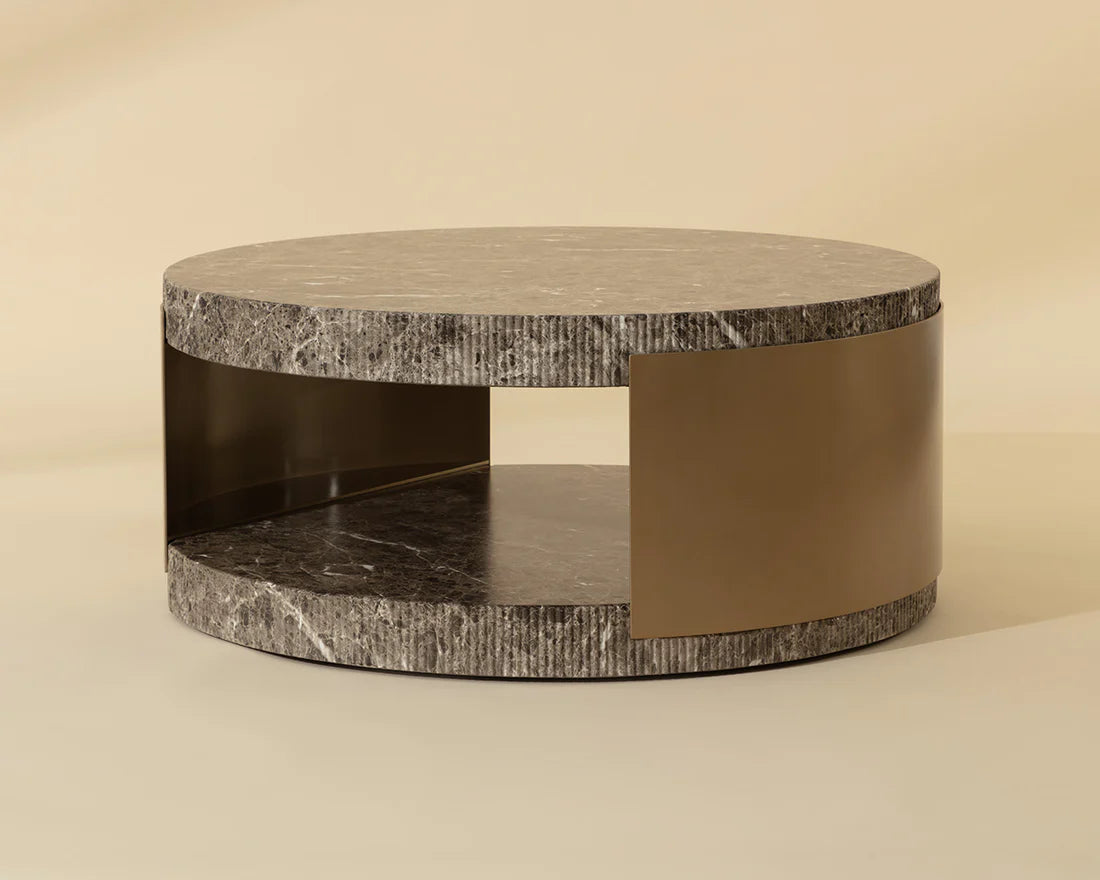 SUNPAN Cavette Coffee Table - Marble Look