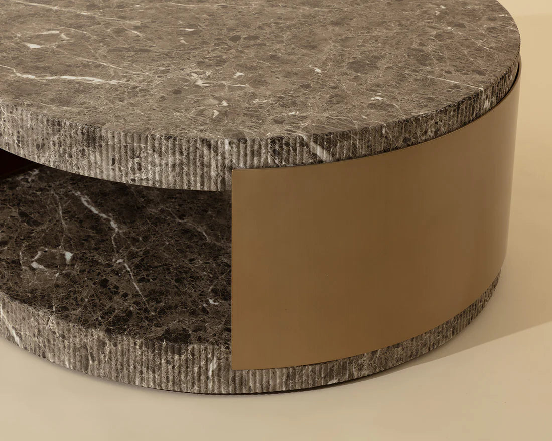 SUNPAN Cavette Coffee Table - Marble Look
