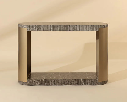 SUNPAN Cavette Console Table - Marble Look