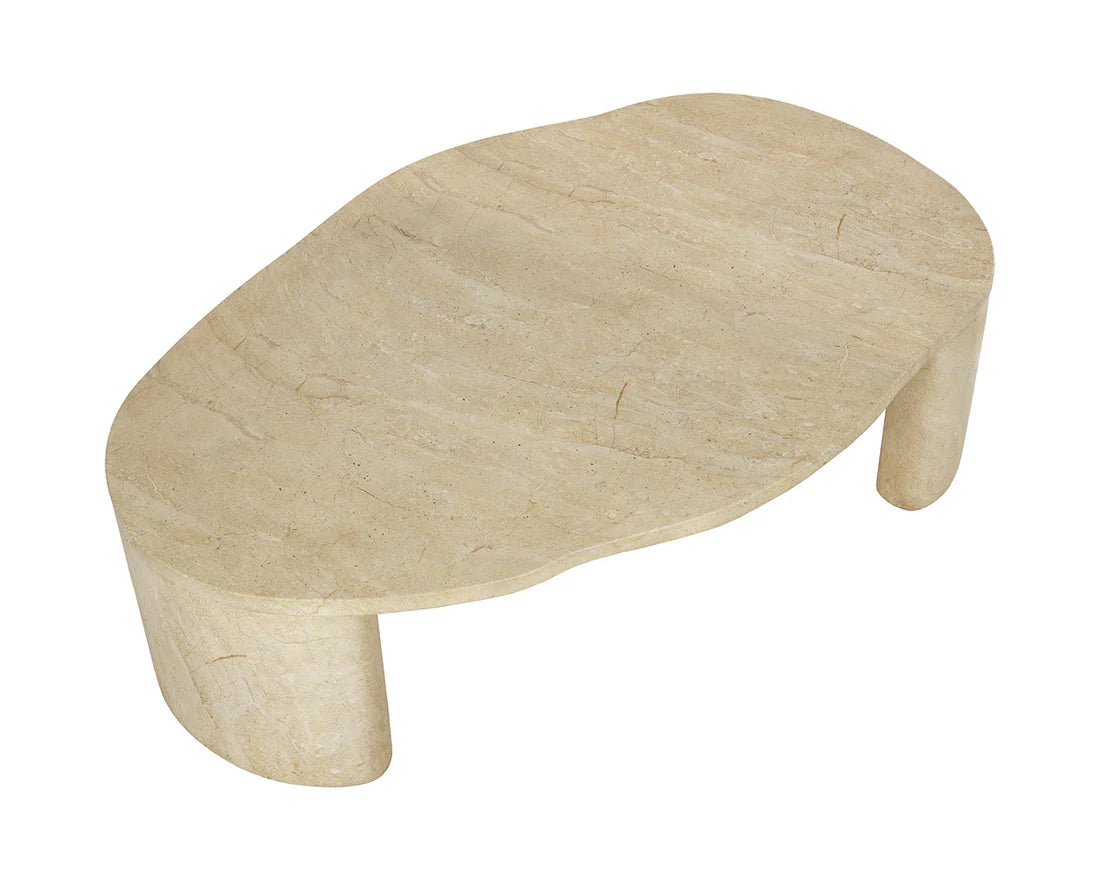 SUNPAN Savinah Coffee Table - Travertine Look