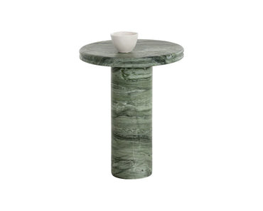 SUNPAN Bastion End Table - Marble Look