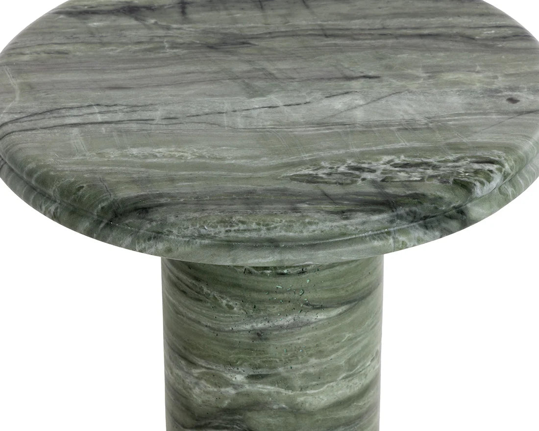 SUNPAN Bastion End Table - Marble Look