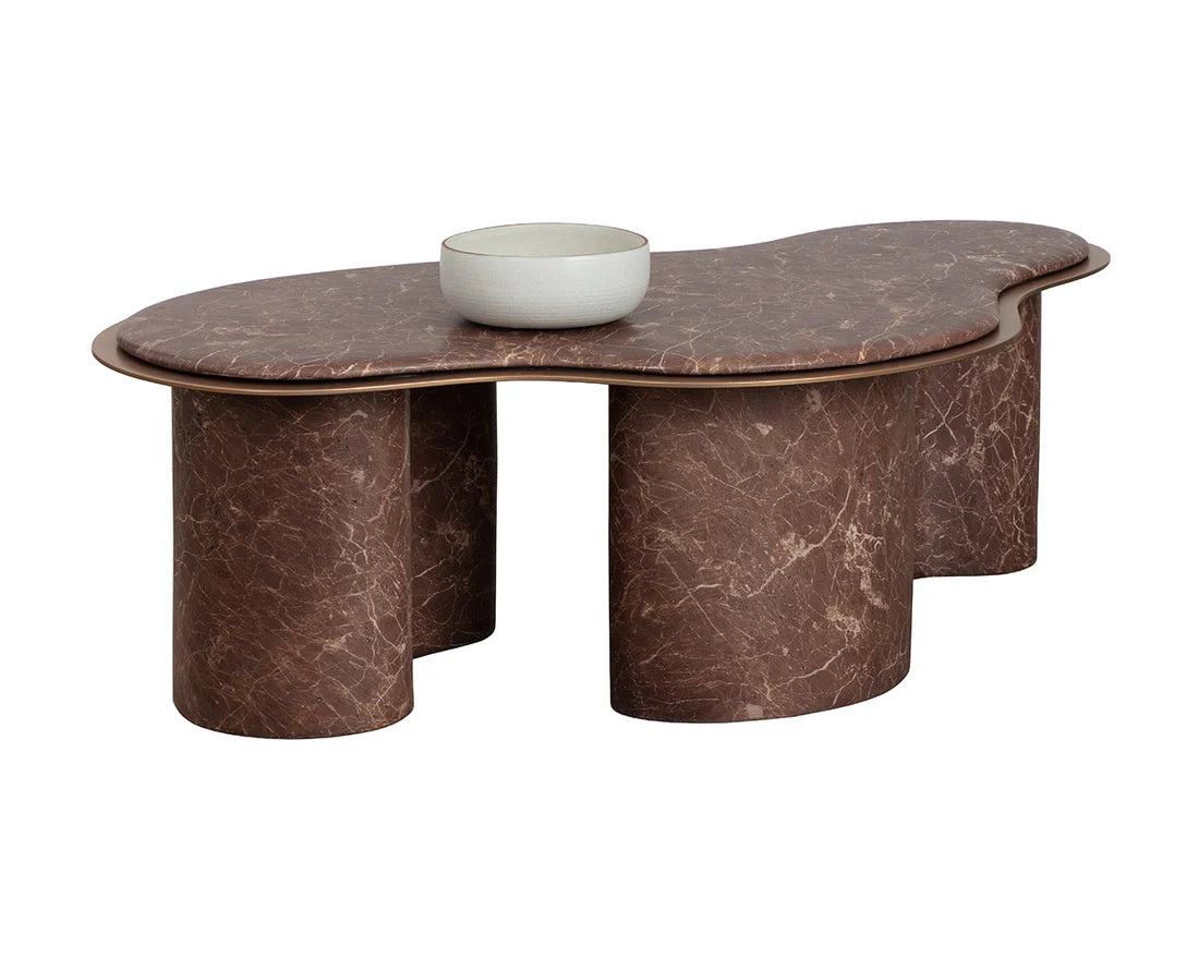 SUNPAN Isola Coffee Table - Marble Look