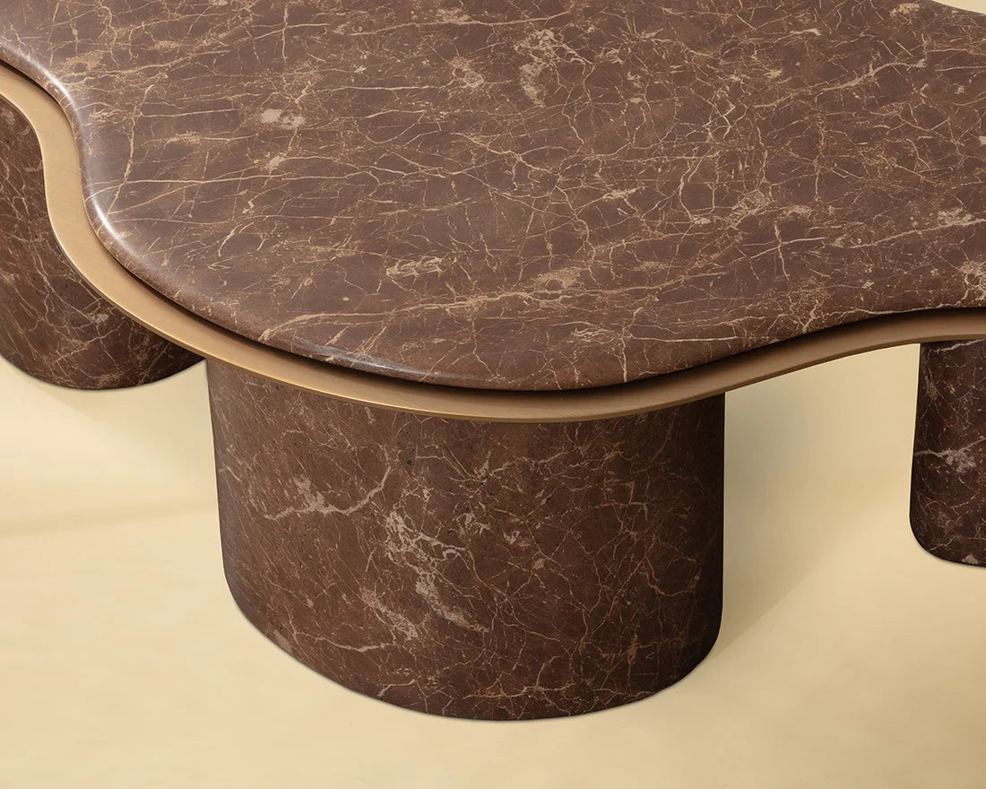 SUNPAN Isola Coffee Table - Marble Look