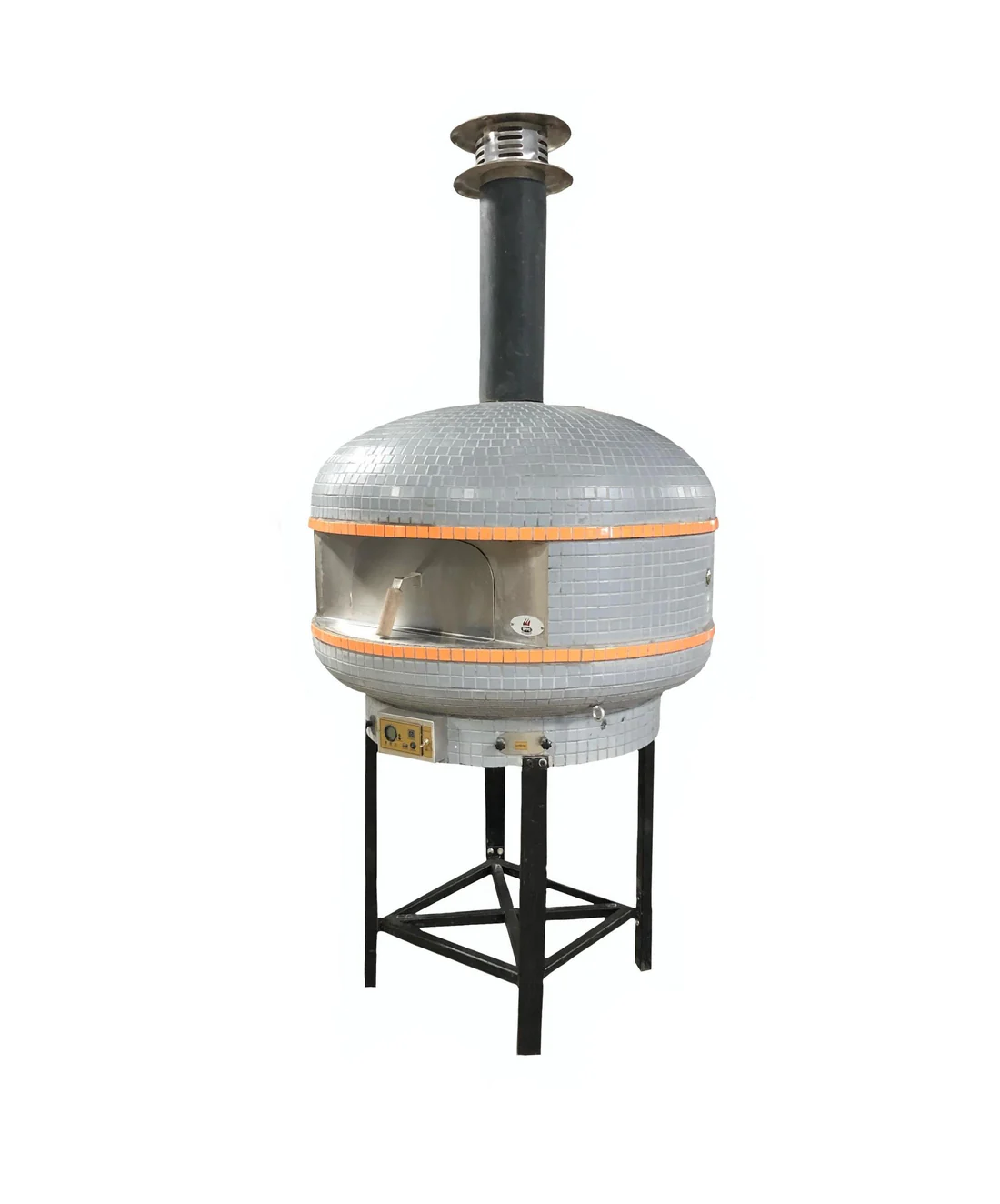 WPPO 48" Professional Lava Digital Controlled Wood-Fired Oven With Convection Fan - WKPM-D1200