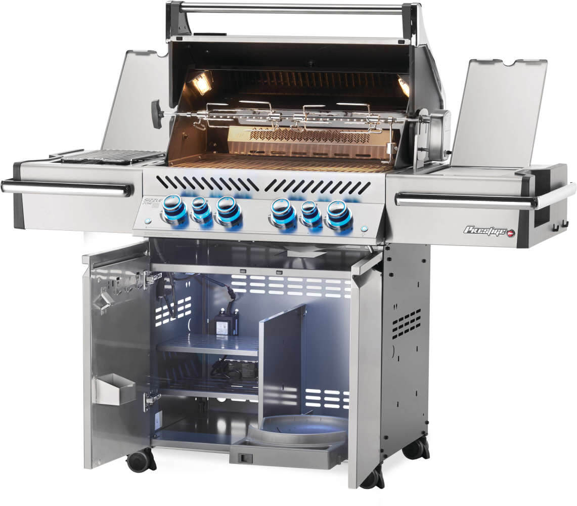 Napoleon Prestige PRO™ 500 RSIB Natural Gas Grill with Infrared Rear and Side Burners - PRO500RSIBNSS-3