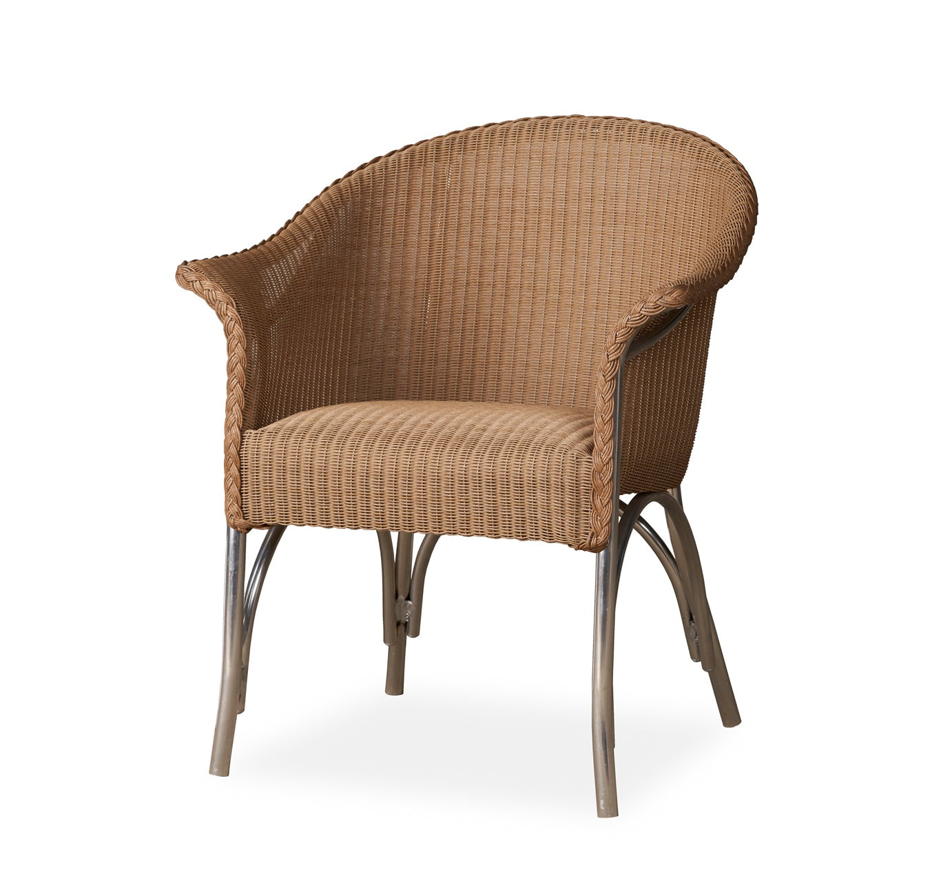 Lloyd Flanders All Seasons Dining Armchair with Padded Seat - 124301