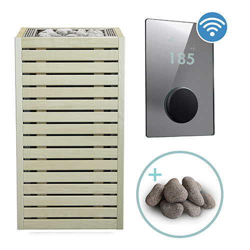HUUM CORE Series Sauna Heater Package, Aspen Wood Exterior, Up to 10.5kW