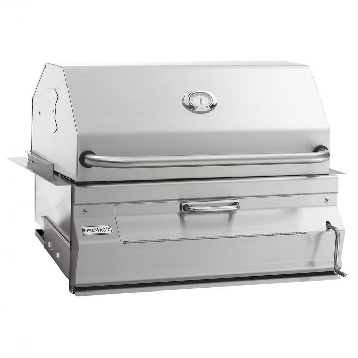 Fire Magic 24" Built-In Stainless Steel Charcoal Grill - 12-SC01C-A