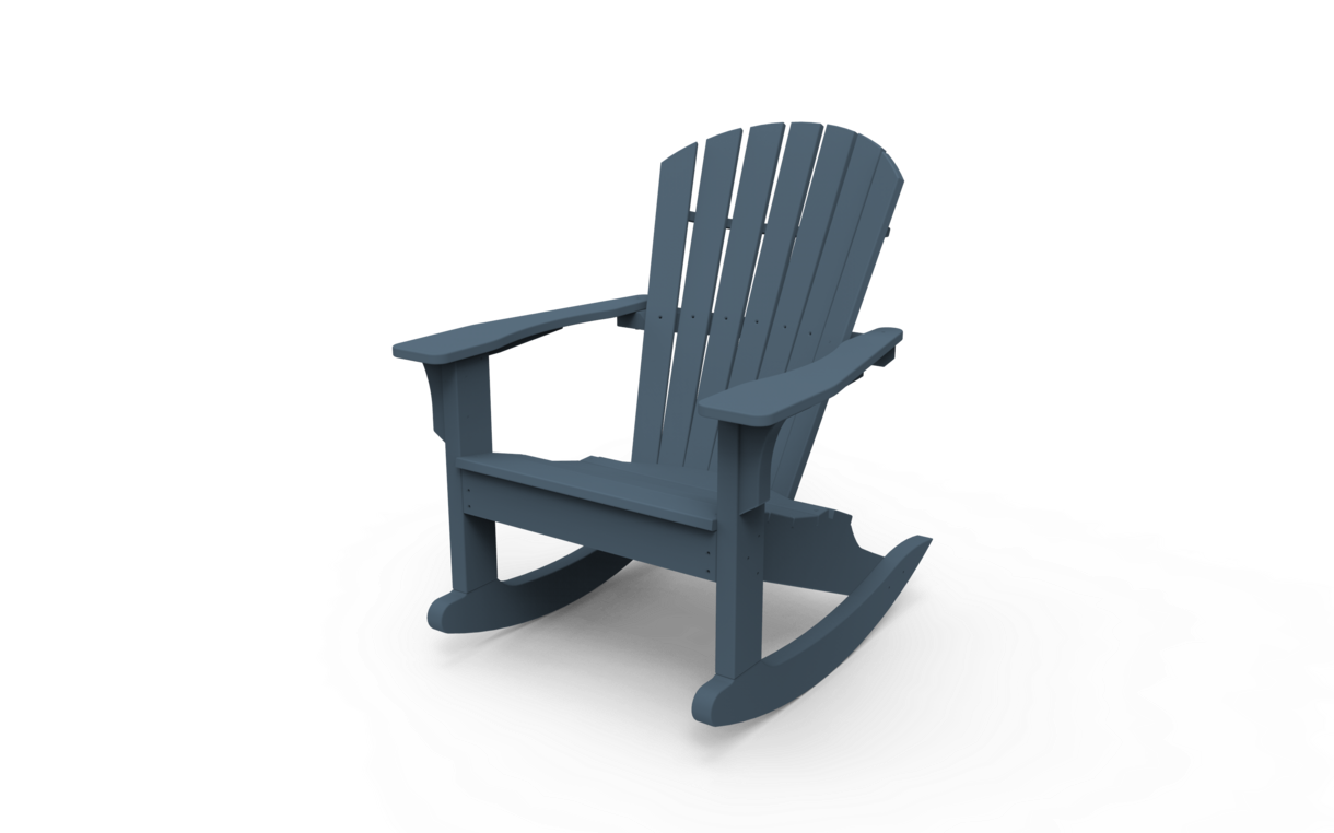 Seaside Casual Adirondack Shellback Rocker - 019