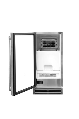 Image of Summerset 15" UL Outdoor Rated Ice Maker w/Stainless Door - 50 lb. Capacity - SSIM-15