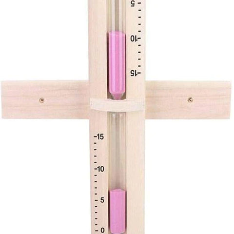 Image of Scandia Wall-Mounted Sand Timer 15 Minute Cycle - SN-AC-SANDTIMER