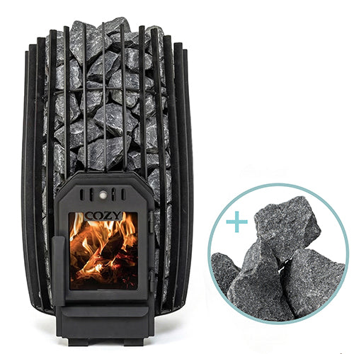Cozy Heat SW Through-Wall Series Sauna Stove Package, up to 18kW