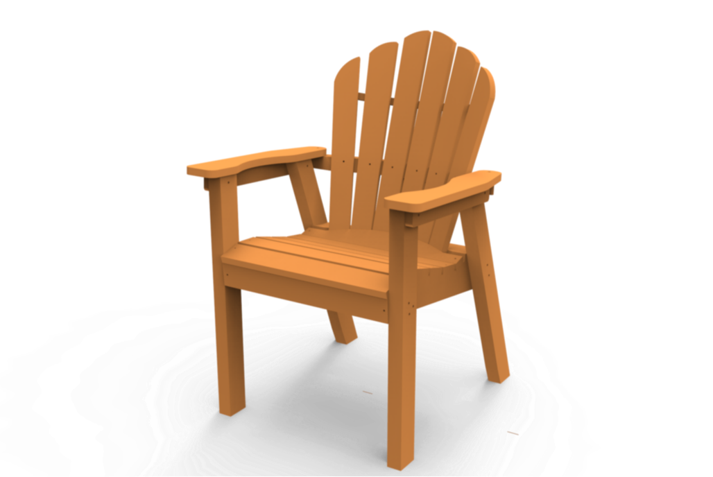 Seaside Casual Adirondack Classic Dining Chair - 014