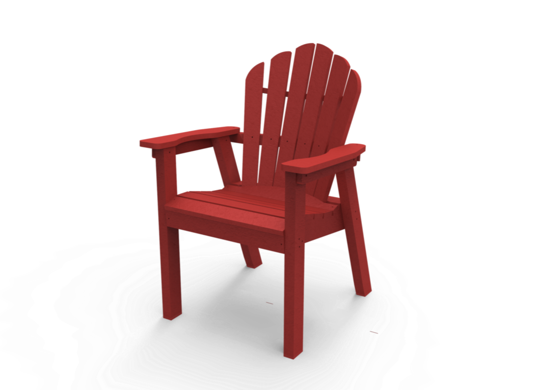 Seaside Casual Adirondack Classic Dining Chair - 014