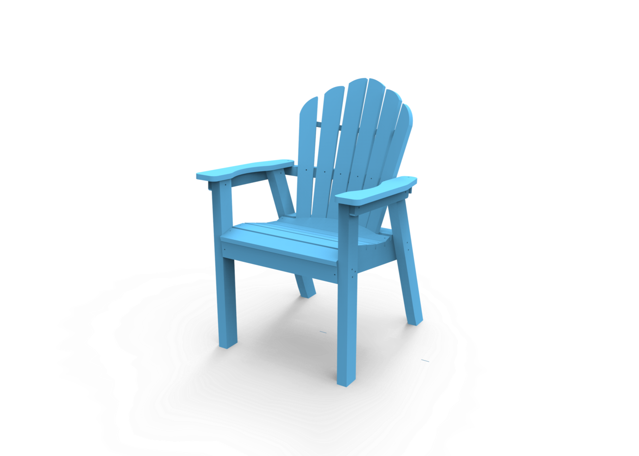 Seaside Casual Adirondack Classic Dining Chair - 014